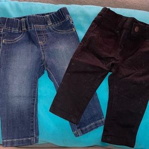 2 Pairs of baby Jeans
